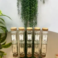 شیشه ادویه مک کارتی همراه استندچوبی مخصوص کشو