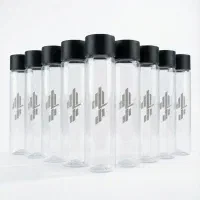 بطری پلاستیکی طرح وس رنگی و شفاف