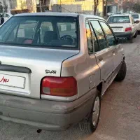 ماشین پراید نقری رنگ مدل ۸۹