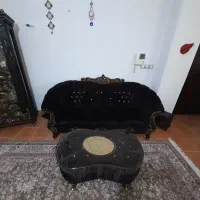 فروش مبل ۷ نفره و میز عسلی بزرگ میز تلویزیون و...