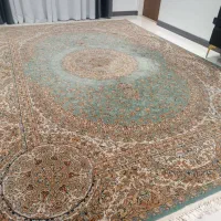 فرش تیراژه کاشان ریز نقش دست بافت گونه