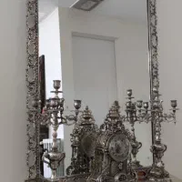 آیینه شمعدان برنز