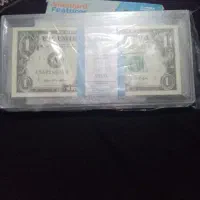 بسته اسکناس یک دلاری کلکسیونی.سکه.