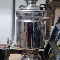 سماور برنجی مجلسی بزرگ|کلکسیون اشیاء عتیقه|کاشمر, |دیوار