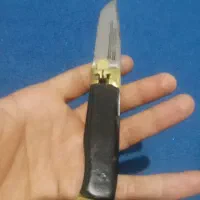 عتیقه سالم فولاد دسته برنج