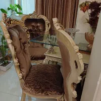 مبلمان استیل چوب گردو و ناهار خوری و کنسول|مبلمان خانگی و میز عسلی|تهران, امیرآباد|دیوار