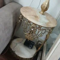 میز تلفن برنز