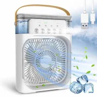 پنکه مه پاش رومیزی Air Cooler Fan مدل ۲۵۴۷|کولر آبی|تهران, دروازه شمیران|دیوار