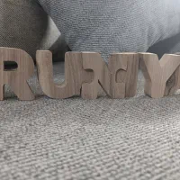 اسم دلخواهتون رو با چوب برش می زنیم