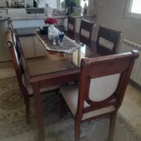 ناهار خوری 8 نفره چوب