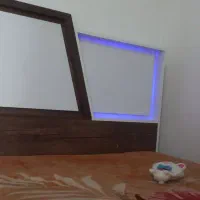 تخت خواب دونفره با نورپردازی