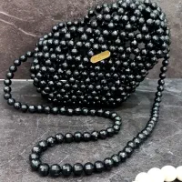 کیف مهره ای مشکی دستساز خاص و مجلسی