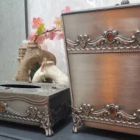 جای دستمال کاغذی و سطل زباله|صنایع دستی و سایر لوازم تزئینی|تهران, ظهیرآباد|دیوار