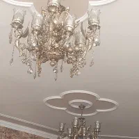 لوستر ۱۰ شعله برنز