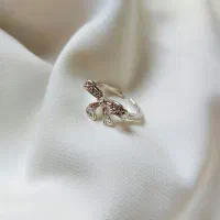 انگشتر پاپیونی نقره