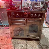 گاز طرح فر تمام استیل فندک درحدنو سالم تمیز جدید