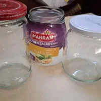 شیشه ترشی مربا درب فلزی