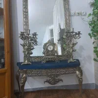 اینه و شمعدان برنز