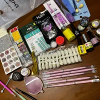 وسایل کاشت ناخن و ست طراحی ناخن ست کامل