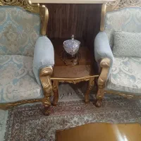 یک دست مبل ۹نفره بامیزناهارخوری چوب راش باجلومبلی|مبلمان خانگی و میز عسلی|پاکدشت, پاکدشت (مامازند)|دیوار