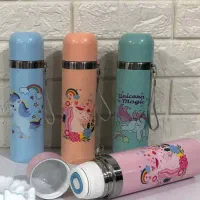 فلاسک رنگی کودک تمام استیل سایز بزرگ