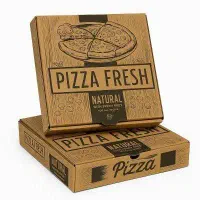 جعبه پیتزا و ظرف غذا