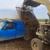 کود حیوانی گاوی سوخته خاک باغچه اسب نهال خدمات