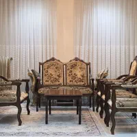 مبل کلاسیک ۷ نفره|مبلمان خانگی و میز عسلی|قائم‌شهر, |دیوار