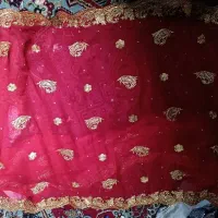 پارچه حاشیه دار مناسب لباس بلوچی وشال ، هندی و...