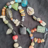 2عدد بند مهره قدیمی|کلکسیون اشیاء عتیقه|جیرفت, |دیوار