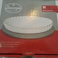 ظرف پذیرایی لب طلایی کاملا نو