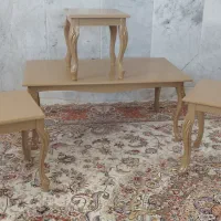 میز عسلی و میز تلویزیون چوب دست ساز|مبلمان خانگی و میز عسلی|قائن, |دیوار