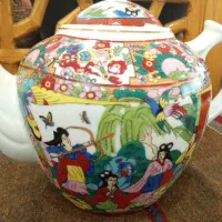 قوری گل مرغی سایز بزرگ|قوری، کتری، قهوه‌ساز دستی|گرگان, |دیوار