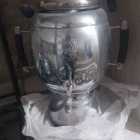 سماورگازی طاووس استیل درحده نو