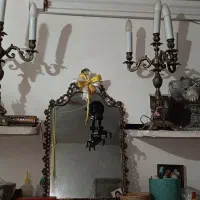 آینه وشمدان قدیمی