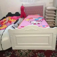 فروش 2عدد تخت دخترانه سالم