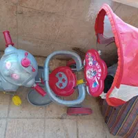 سه چرخه آفتاب گیر دسته دار موزیکال. مسکن مهر|دوچرخه، اسکیت، اسکوتر|کاشان, شهرک خاتم الانبیا (مسکن ملی کاشان)|دیوار