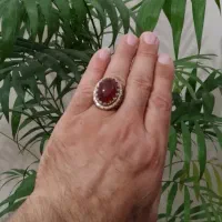 انگشتردستساز نقره عقیق یمن اصل(توضیحات)|جواهرات|ساری, |دیوار