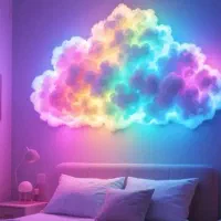 ریسه هوشمند سقف ابری|ریسه و چراغ تزئینی|مشهد, الهیه|دیوار