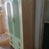 سرویس خواب نوزاد و نوجوان تمام چوب روسی زرافه|تخت و صندلی بچه|مشهد, توس (بلوار توس)|دیوار