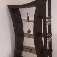 بوفه ویترین چوبی