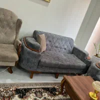 مبل 7 نفره و تاب ریلکسی|مبلمان خانگی و میز عسلی|پیشوا, |دیوار