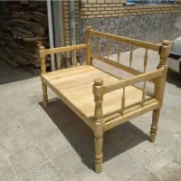 کرسی تخت سنتی چوبی|تخت و سرویس خواب|تفرش, |دیوار