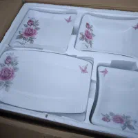 سرویس 29 پارچه طرح رز فلاور پلاتینی درجه یک