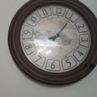 ساعت دیواری بزرگ شیک سالم تمیز اندازه 60 سانتیمتر|ساعت دیواری و تزئینی|اسلام‌شهر, شهرک مفیدی|دیوار