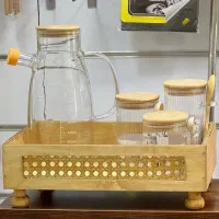 لوازم پر کاربردی چوبی حصیری|ظروف سرو و پذیرایی|لواسان, |دیوار