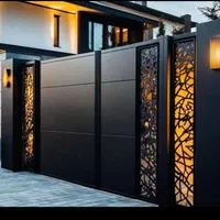 درب آهنی  حیاطی و باغی وپالت سازی