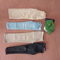 پرده و ۴ عدد شلوار و ۱ عدد هودی