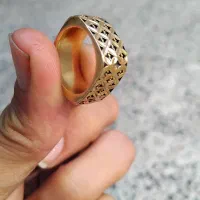 انگشتر و گوشواره طلا بدون اجرت