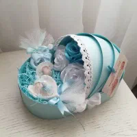 باکس کالسکه و کریر نوزادی گل هدیه سیسمونی